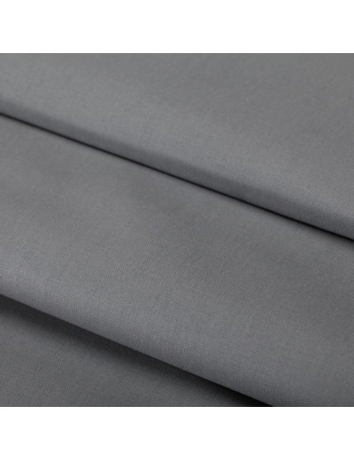 Toile jaconas gris laize 150cm plié dossé le mètre