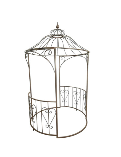 Gloriette fer ronde - 268x180x180cm