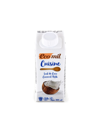 Substitut Végétal Cuisine Lait de Coco Bio 200ml