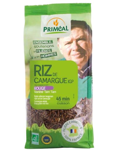 Riz rouge de Camargue Bio-500g-Priméal