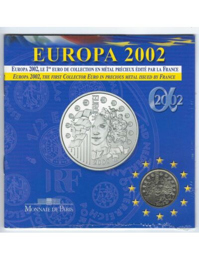 FRANCE 2002 1/4 EURO EUROPA B.U