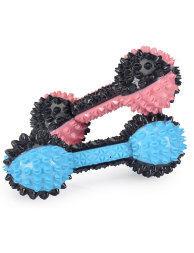 Os bicolore avec picots pour chien - 20cm