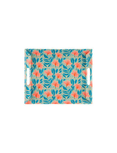 PLATEAU FLEURS DE CERISIER 41 X 34 CM