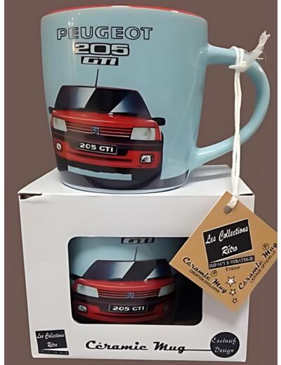Mug céramique Peugeot 205 GTI - 340 ml - MUGC16134