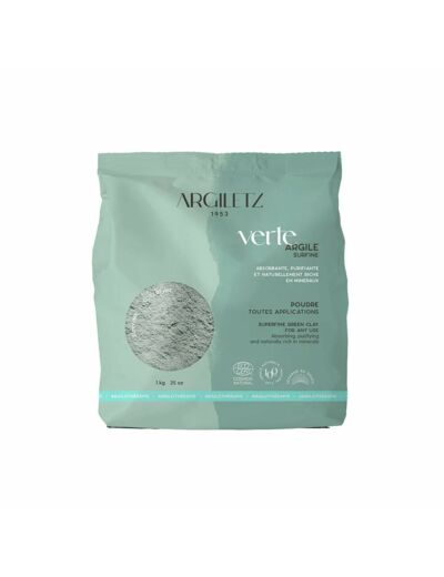 Argile Verte Surfine-1kg-Argiletz