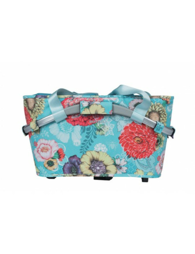 BASIL PANIER ARRIERE BLOOM FIELD  CARRY ALL - MIK, 22L, BLEU CIEL