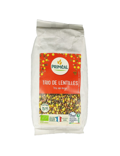 Trio de Lentilles 500g Bio
