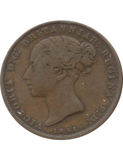 JERSEY 1/26 SHILLING VICTORIA 1851 TB+