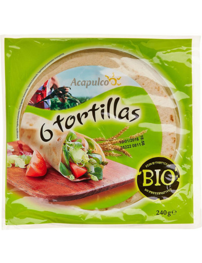 Tortillas ble (6) 240g Acapulco