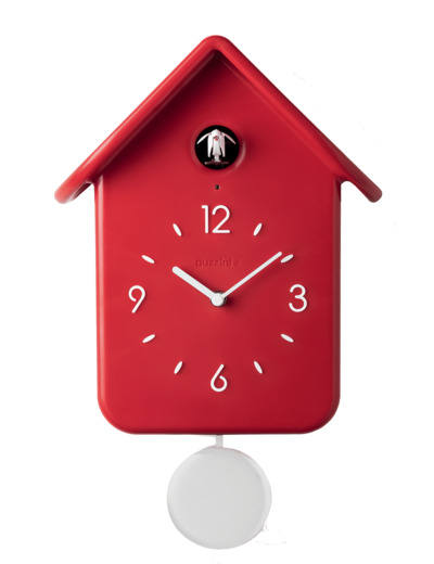 COUCOU - Horloge - Rouge - Guzzini