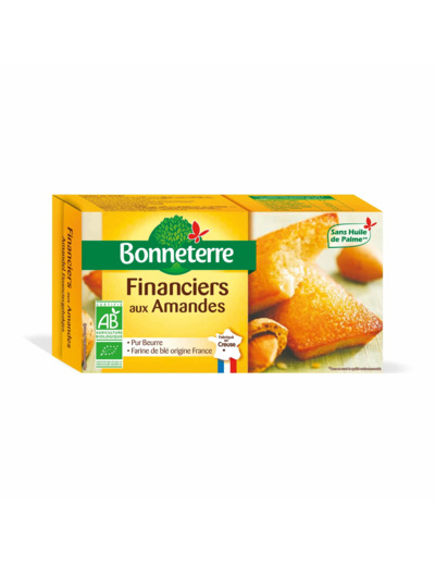 Financiers aux Amandes Bio-150g-Bonneterre