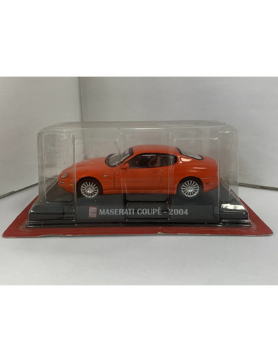 MASERATI COUPE 2004 ROUGE AUTO PLUS 1/43 BOITE D'ORIGINE