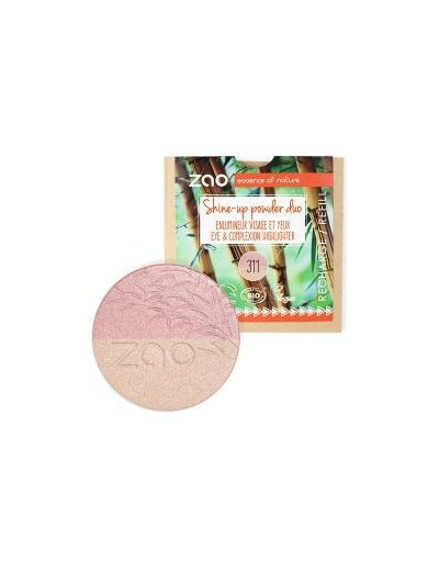 Recharge Shine up powder duo 311 Rose et Or-Zao Make up