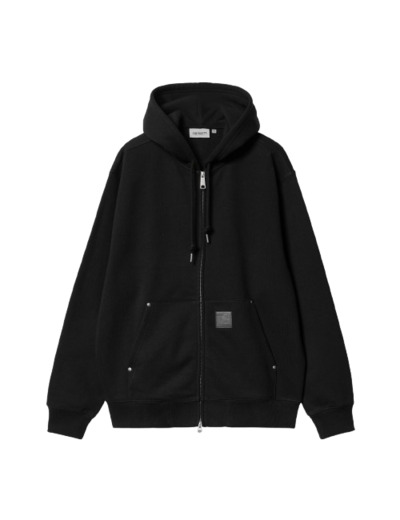 Sweat Zippé Capuche CARHARTT WIP Eldon Jacket Black