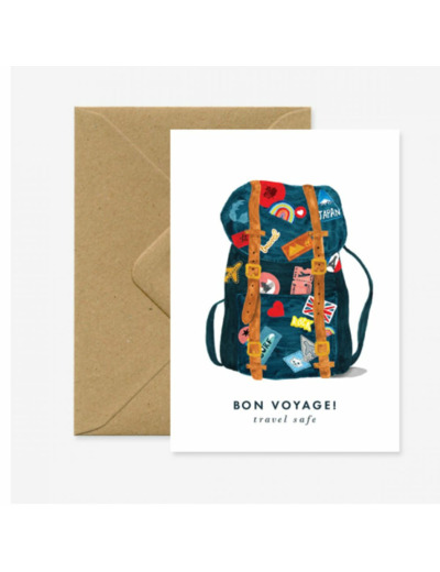 Carte Bon voyage - AWS