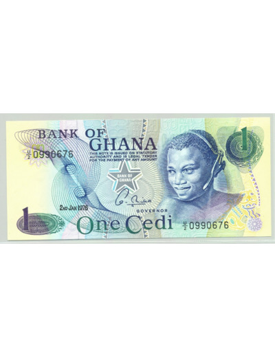 GHANA 1 CEDI 02-01-1976 SERIE U2 NEUF