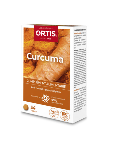 Curcuma-54 comprimés-Ortis