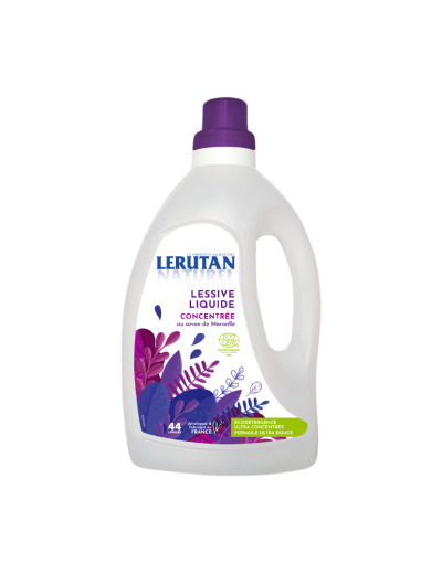 Lessive liquide concentrée Savon de Marseille 1.5Litre