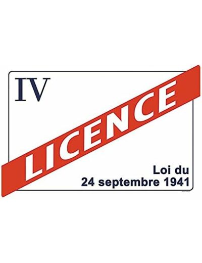 Set de Table Licence IV - Licence IV - 30 x 45 cm - Editions Clouet.