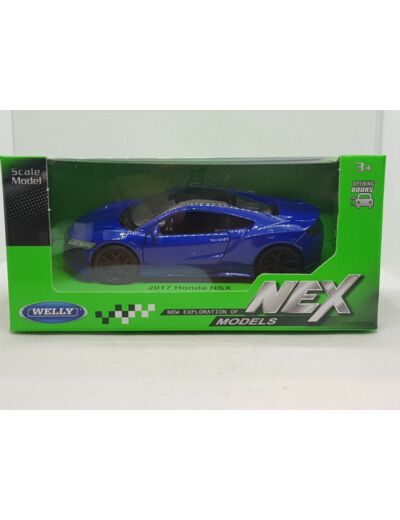 HONDA NSX 2017 BLEUE WELLY 1/32 1/38 BOITE NEUF