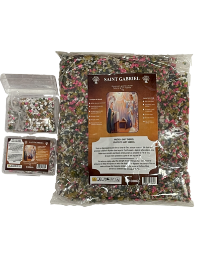 Encens en Grains Saint Gabriel - Boite transparente de 50gr