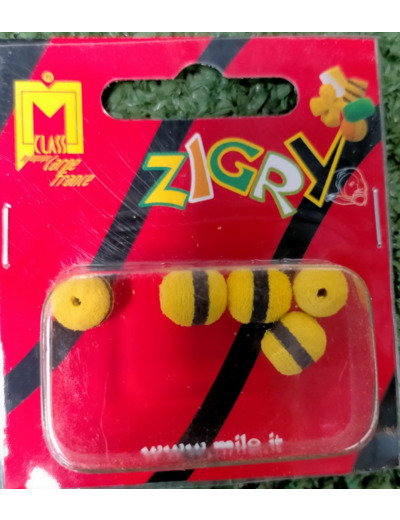 mousse zigry ball  jaune noir