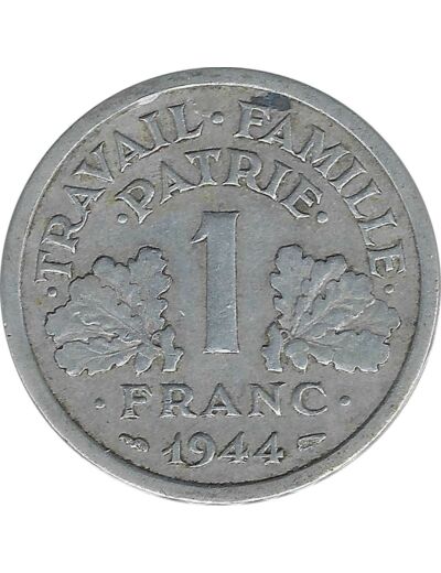FRANCE 1 FRANC BAZOR 1944 B TB+