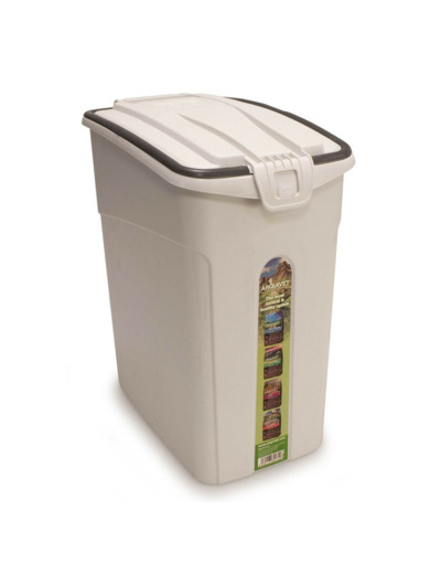 ARQUIVET, Conteneur hermétique à roulettes pour aliments - 14L