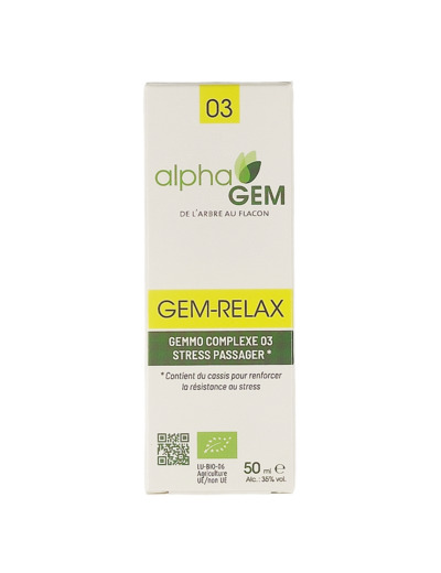 Complexe 03 de Gemmotherapie Bio Gem-Relax 50 ml