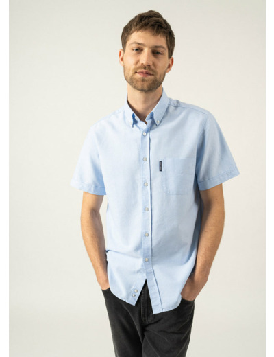 Chemise manches courtes Ambroise en coton