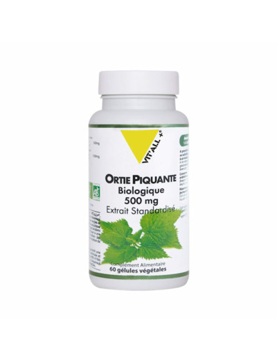 Ortie piquante Bio 500mg-60 gélules-Vit'all+