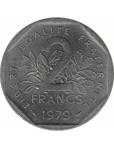 FRANCE 2 FRANCS ROTY 1979 SUP