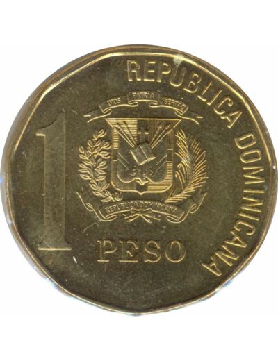 REPUBLIQUE DOMINICAINE 1 PESO 2005 TTB+