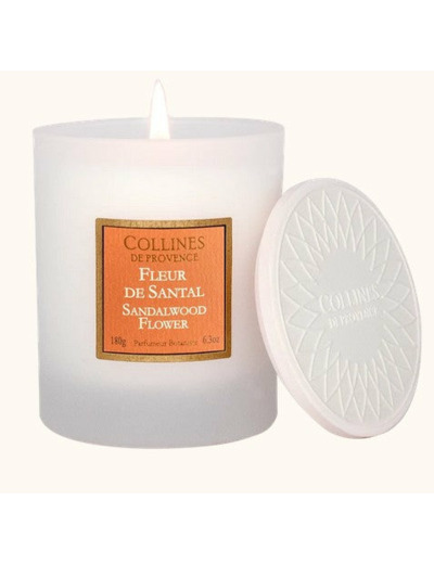 BOUGIE 180G FLEUR DE SANTAL