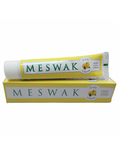 Meswak Citron-100g-dentifrice Ayurvédique