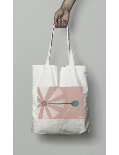 Tote bag ou sac "Les fléchettes"