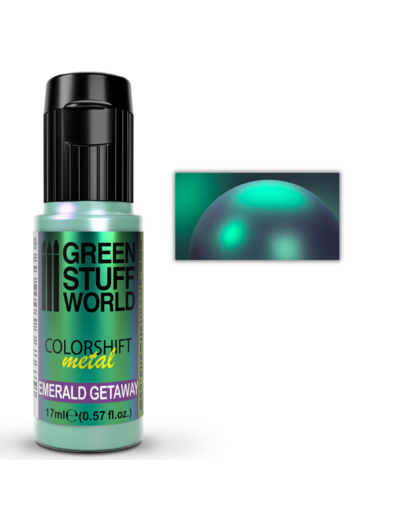 Peinture - Colorshift Metal "Chameleon" 17ml - Emerald Getaway