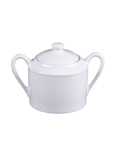 Sucrier SAVOIE en porcelaine blanche