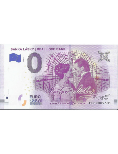 SLOVAQUIE 2018-1 BANKA LASKY BILLET SOUVENIR 0 EURO TOURISTIQUE