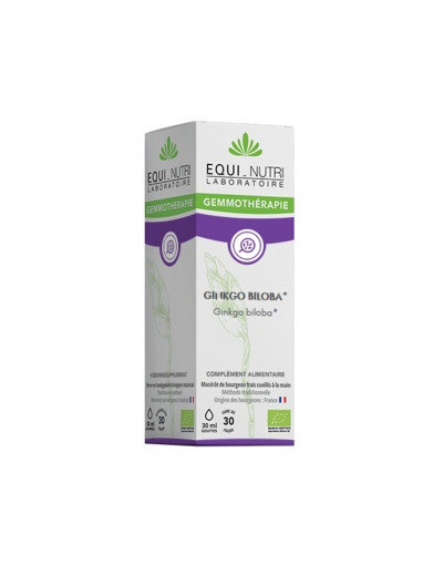 Ginkgo Biloba bio Flacon compte gouttes 30ml