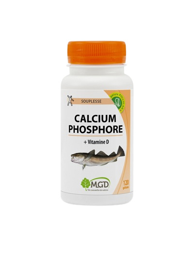 Calcium Phosphore+Vitamine D-120 gélules- MGD