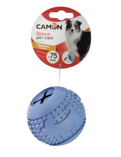 Rubber Treat Ball, pour chien - Ø7.5cm