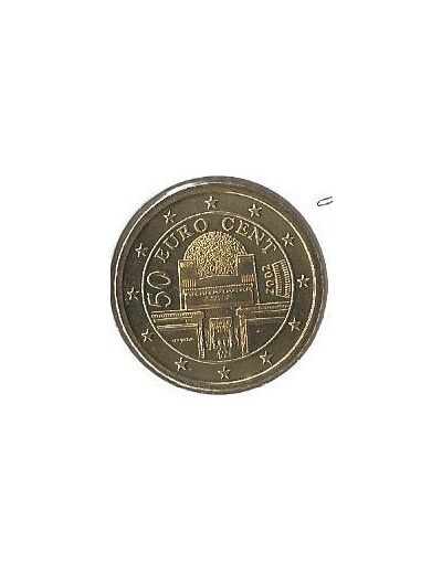 AUTRICHE 2002 50 CENTIMES SUP-