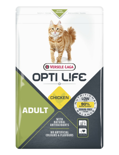 Opti Life Poulet pour Chat Adulte - 1KG