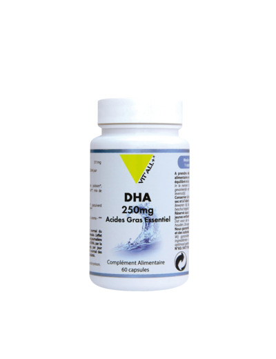 DHA 250mg-60 capsules-Vit'all+