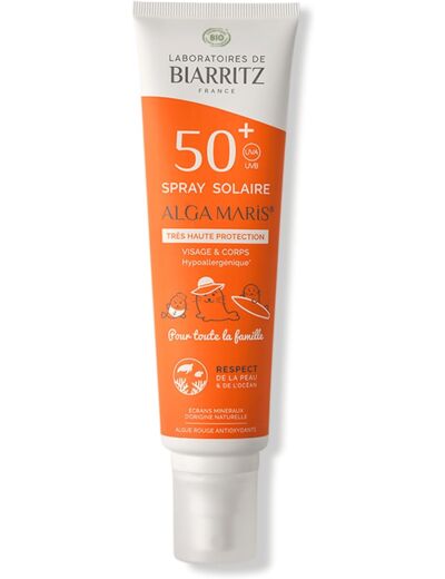 Solaire SPF50+ famille spray 150ml Alga maris