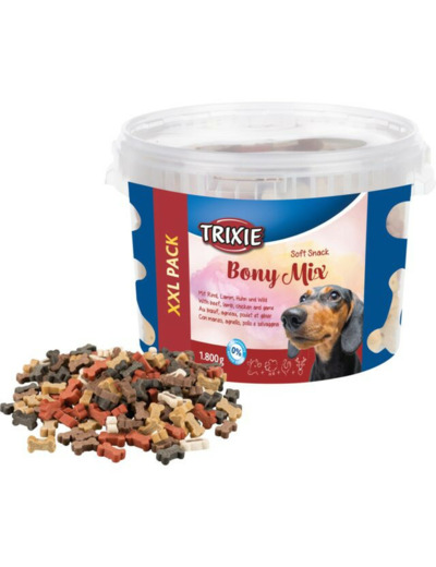 TRIXIE, Soft Snack Bony Mix XXL - 1.8KG