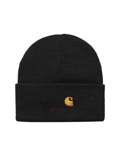 Bonnet CARHARTT WIP American Script Black