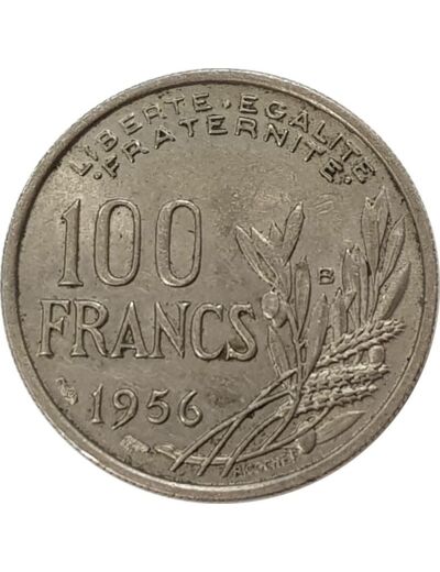 FRANCE 100 FRANCS COCHET 1956 B TTB-