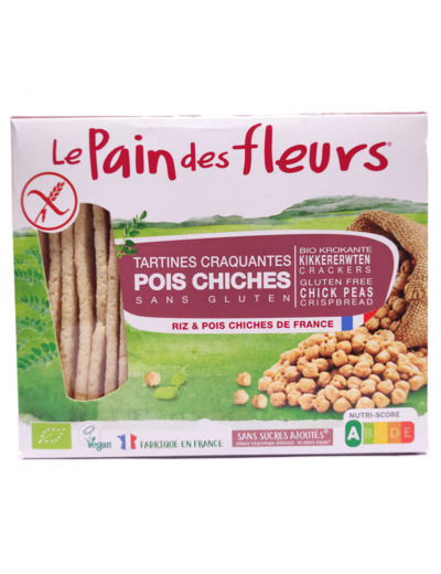 Le Pain Des Fleurs Au Pois Chiches Bio 150g